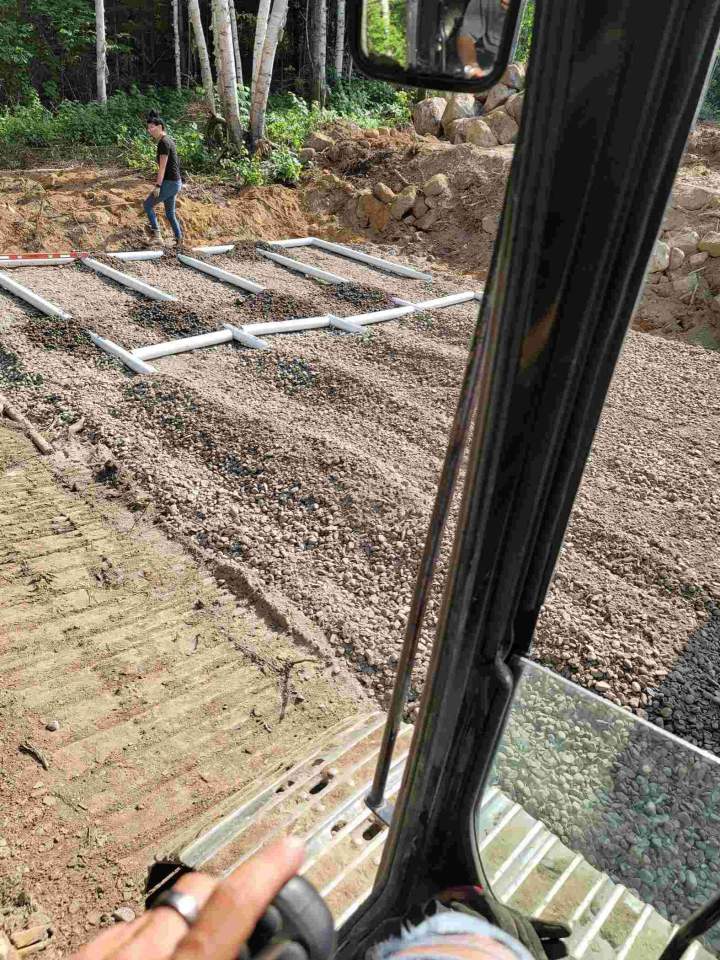 Terrassement préparation terrain Lac Saint-Jean