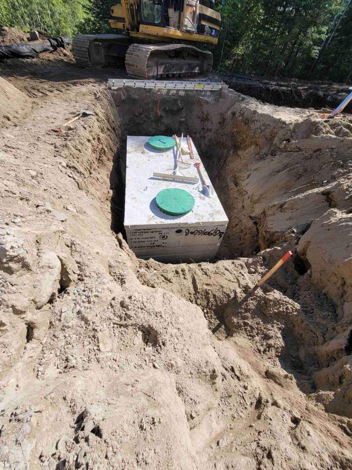 Installation fosses septiques Lac Saint-Jean